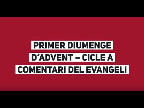 Lectura de l'evangeli segons Sant Mateo 24, 37-44 + Comentari
