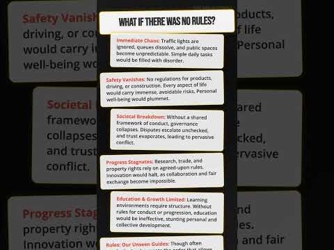 What If There Was NO RULES? The Anarchy Unbound! | Take Care of Yourse...