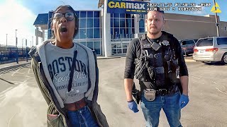 Entitled Carjacker Explodes When Police Expose Her Lies