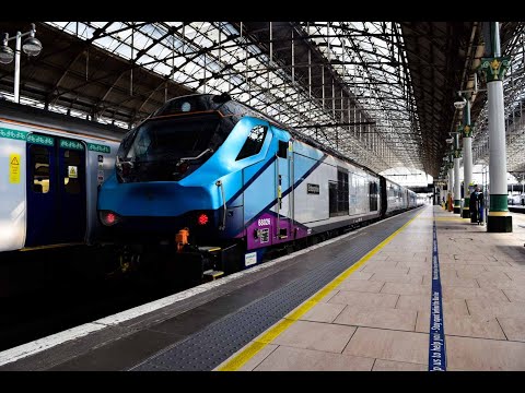 TransPennine Express Class 68 68026 "Enterprise" Departs Manchester Piccadilly