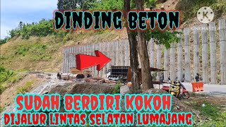 Download lagu DINDING BETON‼️SUDAH BERDIRI KOKOH DIJALUR LINTAS SELATAN LUMAJANG mp3