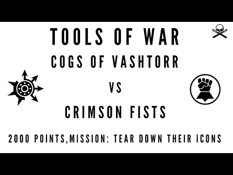 *Competition* Cogs of Vashtorr vs Crimson Fists - 2000pts Warhammer 40,000 9th Edition Battle Report