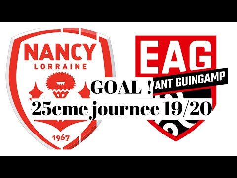 Nancy - Guingamp [0-(1)] GOAL 56' (Ronny Rodelin) 25ème journée 2019/20