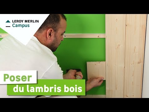 comment installer du lambris au mur