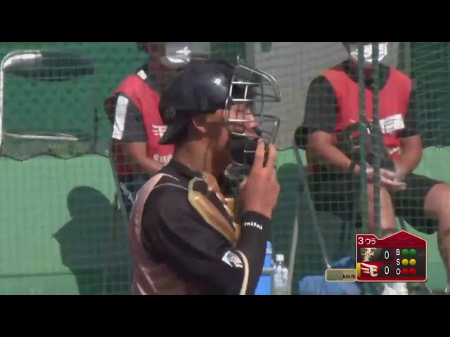 【ファーム】ファイターズ・郡がこの回2度目の盗塁阻止!! 2020/8/25 E-F(ファーム)