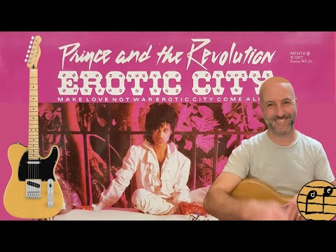 How to Play Prince's Improvised Intro to Erotic City | Funk | Guitar | Tabs | Lesson