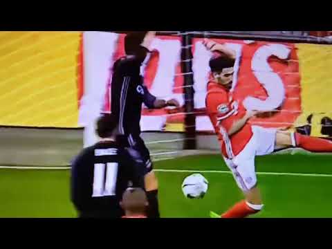 Ronaldo broke goalkeepers hand