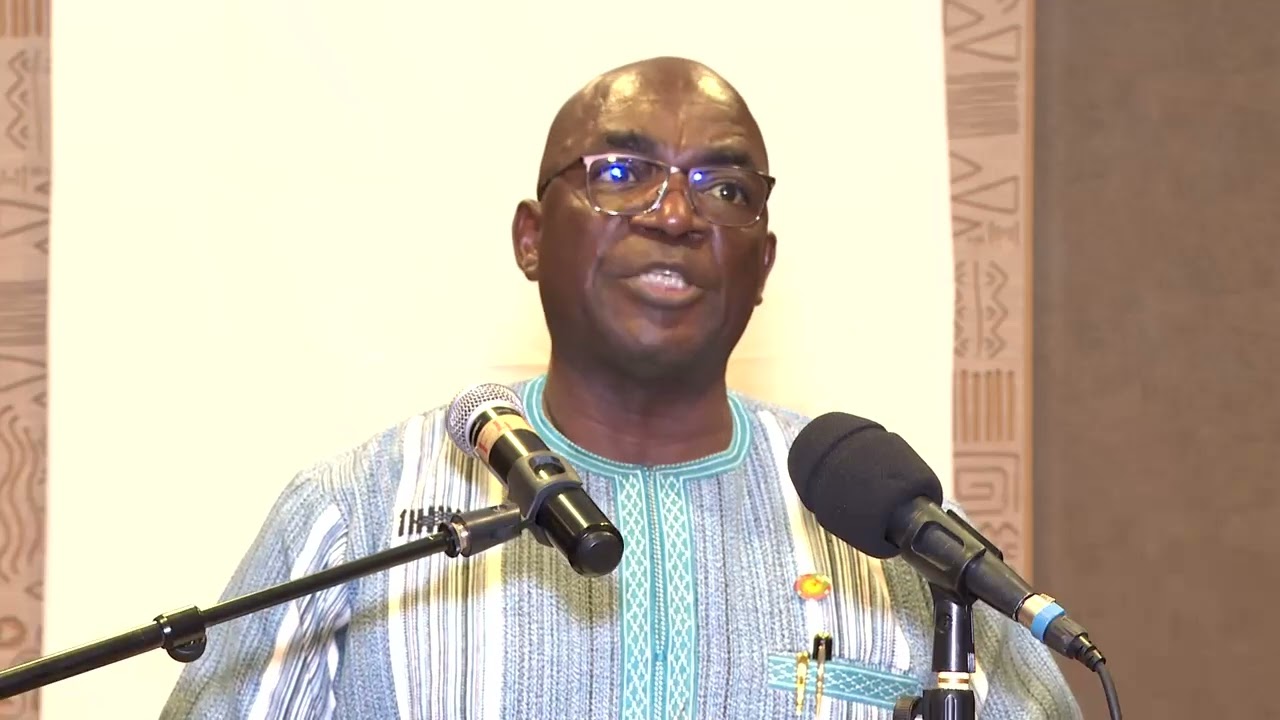 Discours de Basolma Bazie à l'ouverture de la rencontre des ministres des Sports de l'AES