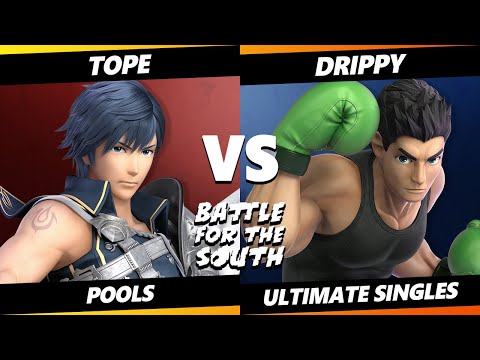 Battle for the South - Tope (Chrom) Vs. Drippy (Little Mac) Smash Ultimate - SSBU