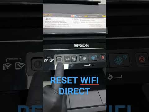 RESET WIFI DIRECT IMPRESSORA EPSON #shorts #epson #RESET #wifi