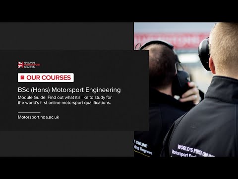 Online Bachelors Degree Motorsport Engineering (BSc Hons)