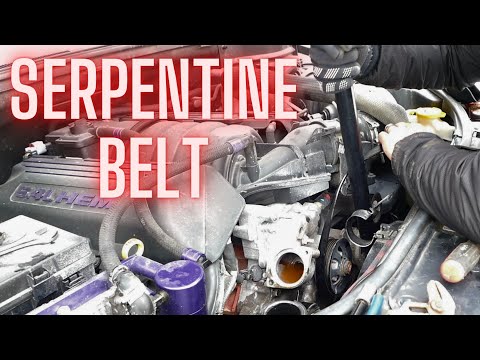 Jeep Grand Cherokee SRT how to replace serpentine belt on a 6.4L 5.7L ...