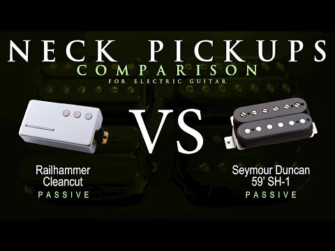 Railhammer CLEANCUT vs Seymour Duncan 59' SH-1 - Neck Guitar Pickup Comparison Tone Demo