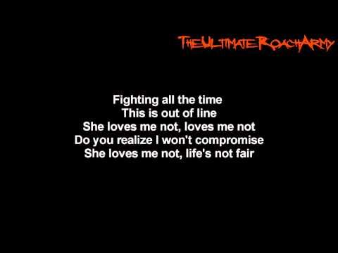 Papa Roach - She Loves Me Not {Lyrics on screen} HD
