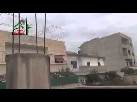 استهداف قوات النظام بقنابل محلية الصنع من قبل كتيبة المقداد بن عمرو في مدينة داريا في محافظة ريف دمشق