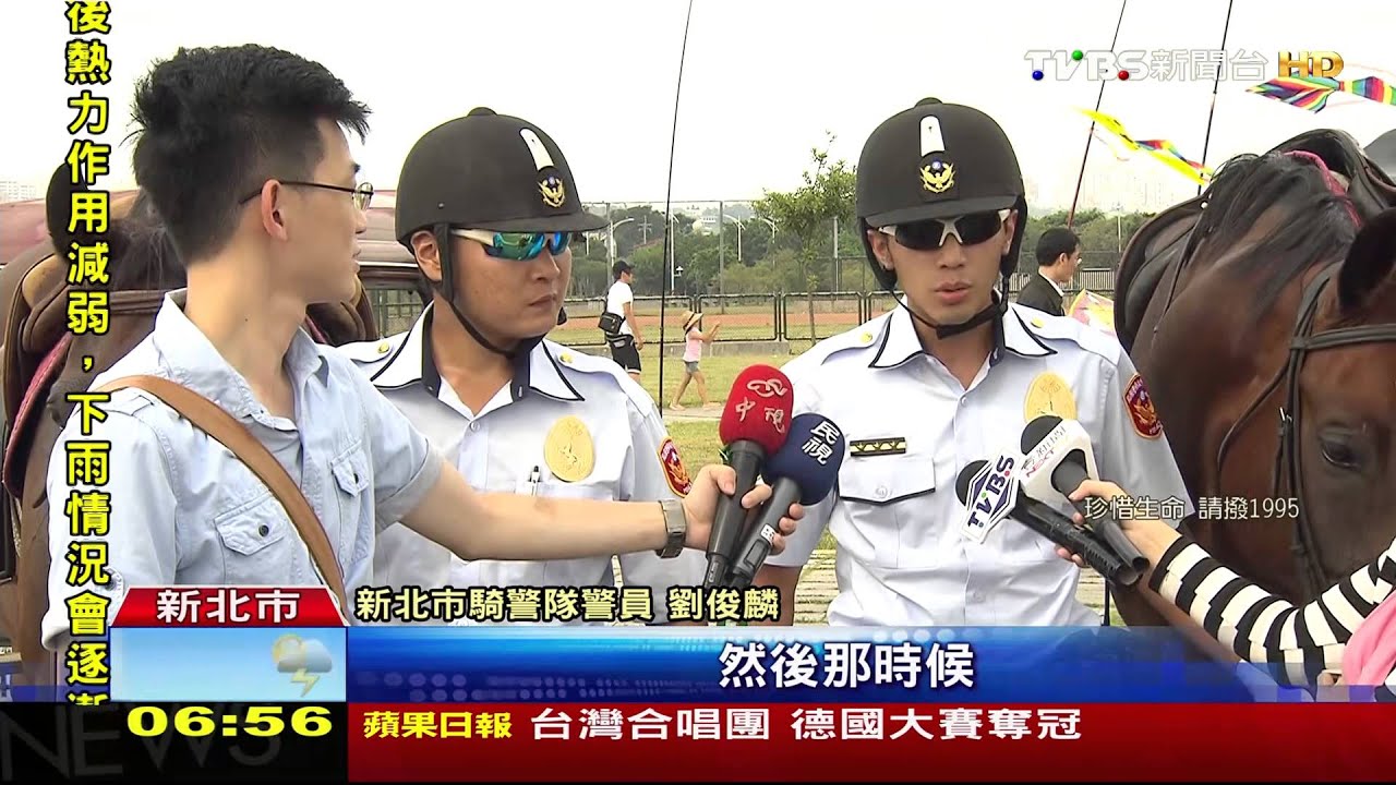 開車沿路撞 騎警隊懷疑酒駕策馬追車