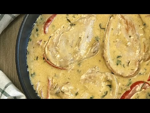 PECHUGA DE POLLO en SALSA DE LIMÓN CREMOSA I Tendrás la cena lista en pocos minutos!!!