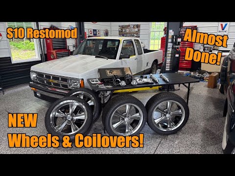 The Chevy S10 Restomod Gets New Wheels & Coilovers For The Perfect Stance!