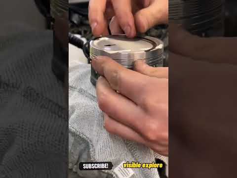 BMW engine Pistons and piston rings installation