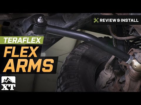 Jeep Wrangler Teraflex Front Lower FlexArms (2007-2017 JK) Review & Install
