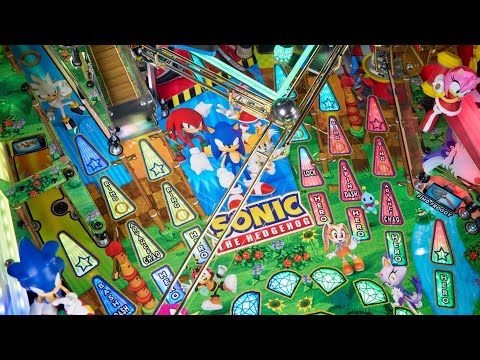 Sonic The Hedgehog Pinball Machine First Reaction, anticipation, shots n layout