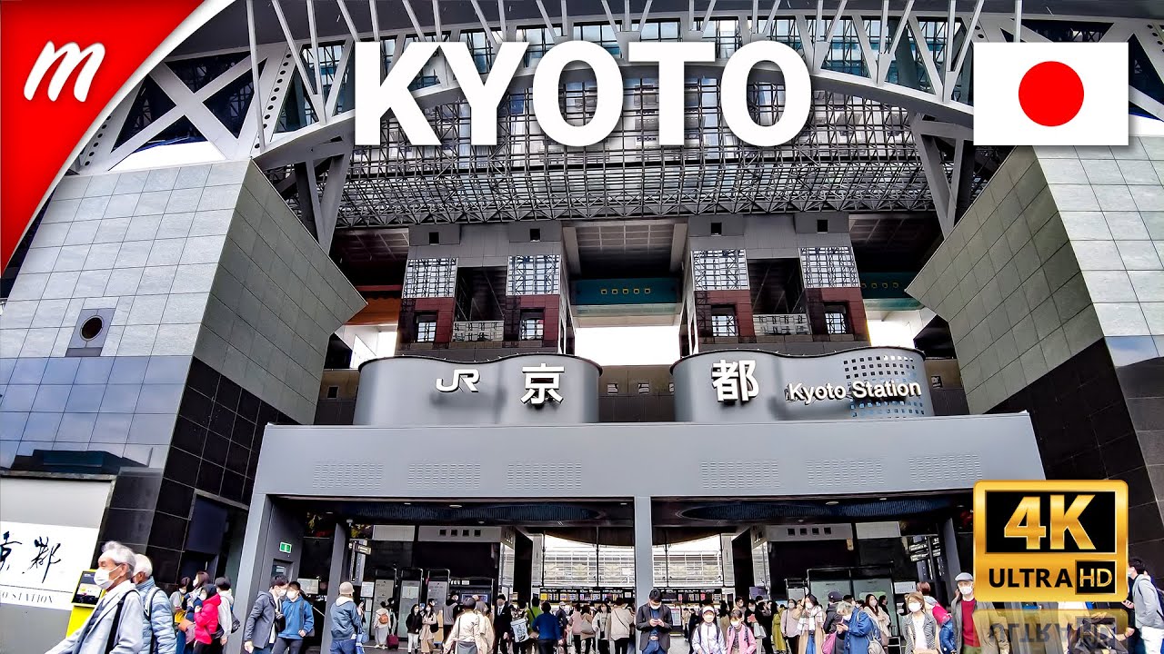 Embark on an engaging stroll through the mesmerizing Kyoto Station.