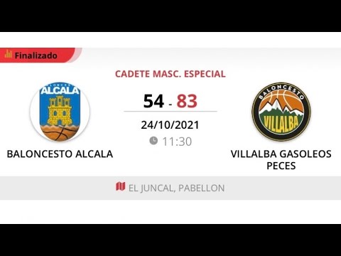 Cadete masc A ALCALÁ- VILLALBA GASÓLEOS PECES