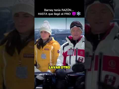 Barney tenía razón… hasta que llegó el frío 😈❄️ #risasenseries #yosoydelos7mil