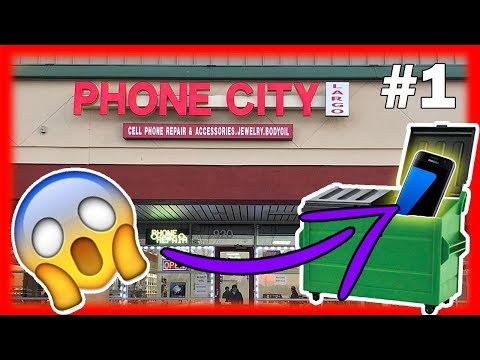 Dumpster Diving Phone Store! Brand NEW Phone Found! Night 1 Video