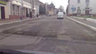 preview picture of video 'Українські дороги(Ukrainian roads) перед євро 2012(м.Мостиська)'
