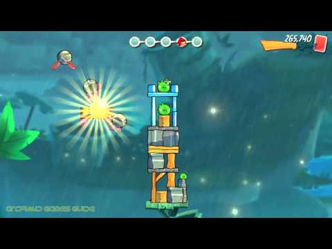 Angry Birds 2: Level 222: Walkthrough (3 STARS) HD