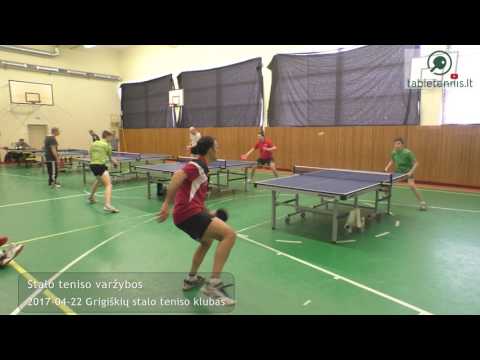 2017 04 22 12 LTU vs LTU   Grigiškių stalo teniso klubo reitinginės varžybos