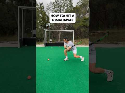 How to HIT A TOMAHAWK 💥💥💥 #skills #hockeyskills #taketheleap #hockey #sports
