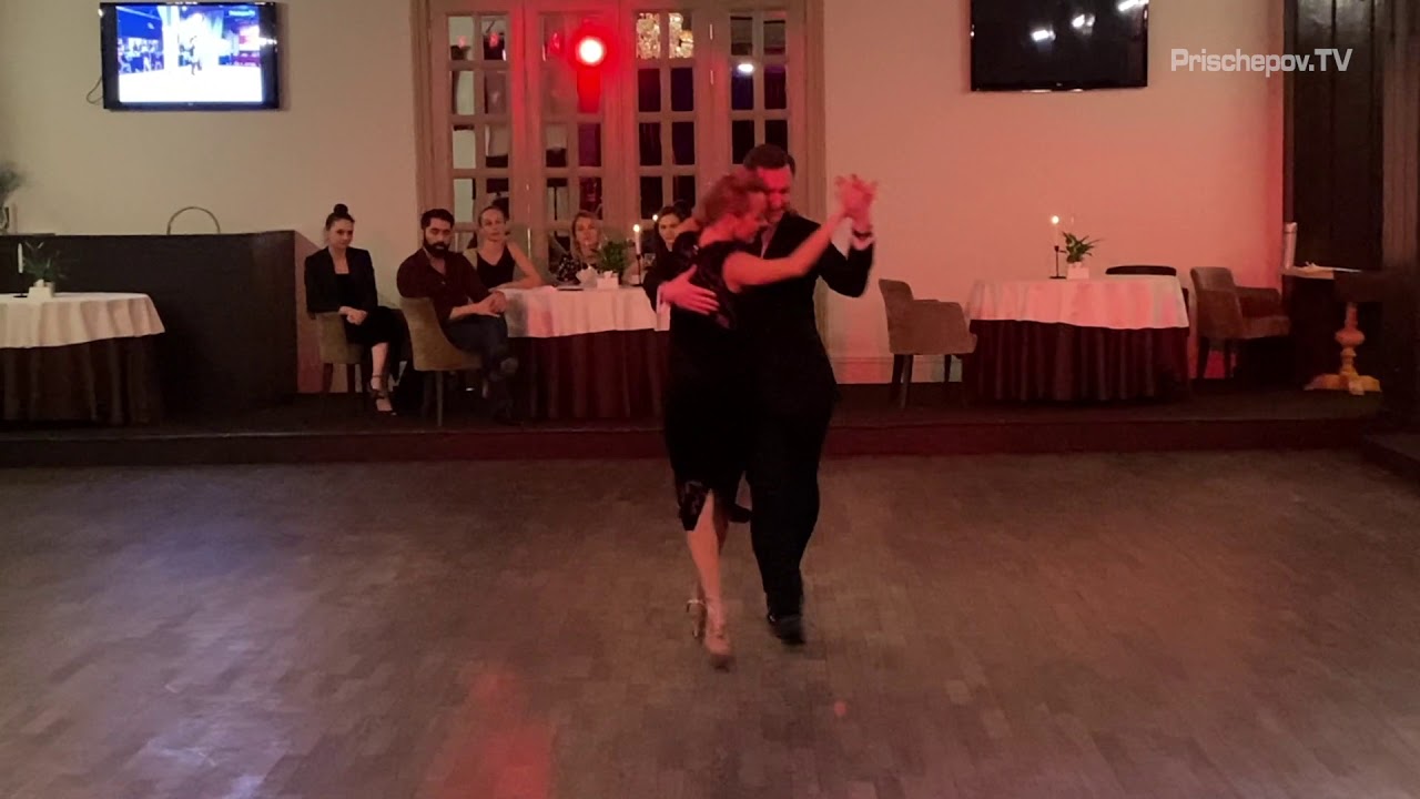 Video thumbnail for Artem Luchin & Irina Samoilova, 4-4, Prischepov Milonga - Architector 17.02.2021, Adiós querida