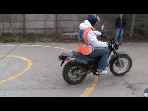 Nauka jazdy kat. A - Plac Manewrowy [NAUKA JAZDY] [PRAWO JAZDY]