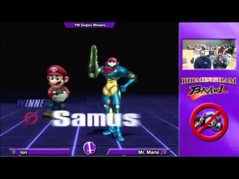 Birmingham Brawl 5 PM Singles - Iori (Samus) vs. Mr. Mario (Mario)