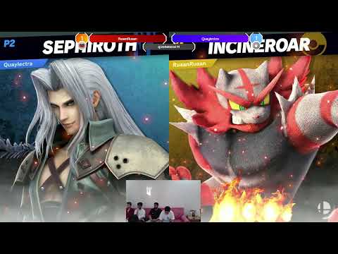 Quaylectra (Sephiroth) vs RuaanRuaan (Bayonetta/Incineroar) - ajvitational #4  - Winners Semi Finals