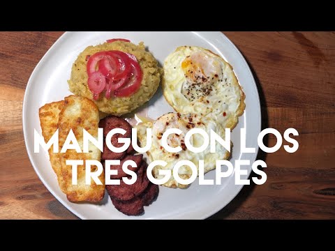 How To Make Mangu Con Los Tres Golpes 🇩🇴