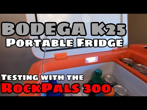Bodega K25 12 Volt Fridge vs the RockPals 300