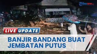Banjir Bandang Terjang Nagan Raya, Jembatan Gantung Putus hingga 11 Rumah Warga Rusak Berat
