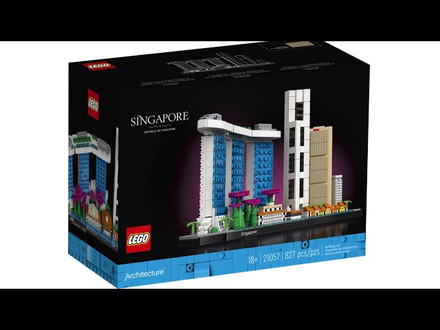 Vídeo relacionado con LEGO Architecture Singapur Kit de Construcción Creativa y Manualidades para Adultos, Maqueta para Construir de Monumentos, Colección de Ciudades, Regalo para Hombres y Mujeres 21057