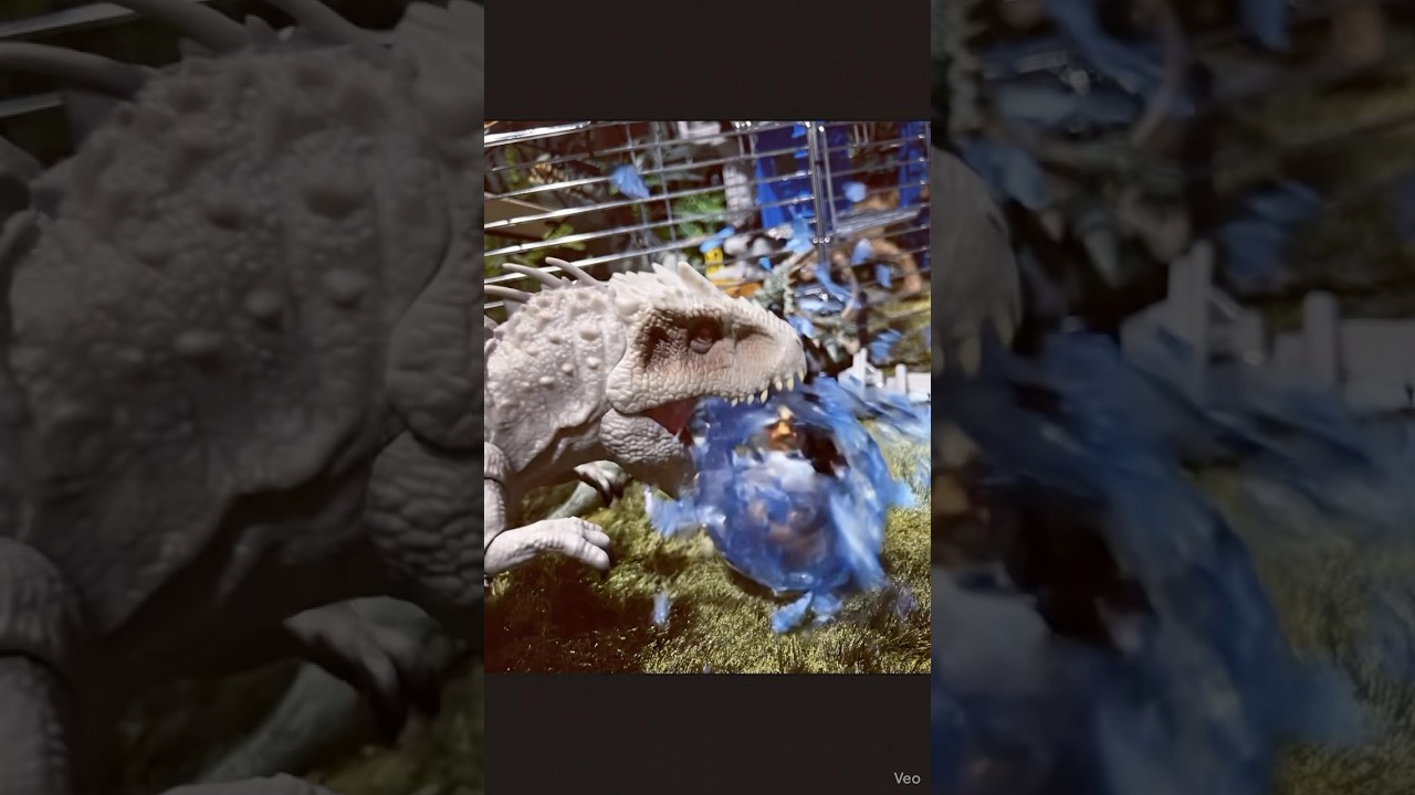 インドミナスレックスがジャイロスフィアを粉々に粉砕！JURASSICWORLD再現！