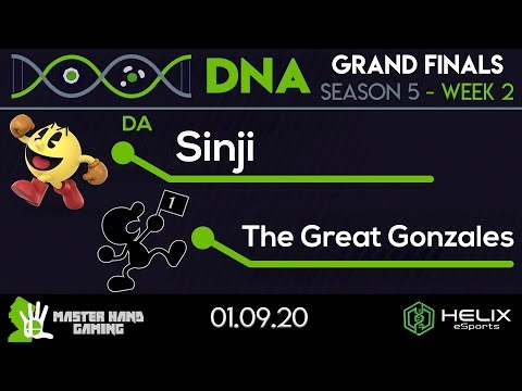 DNA S5:W2 - DA | Sinji (Pacman) Vs. The Great Gonzales (Game and Watch) - Grand Finals