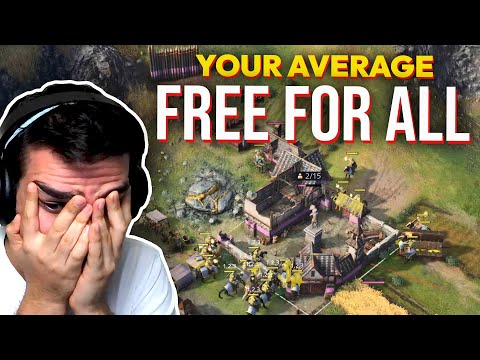 Games 3-4 of The Weekly AOE4 FFA Tournament...