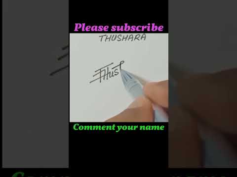 Thushara #signature designs #logo #drawing #art #viralshorts  #signature #motivation #signaturestyle