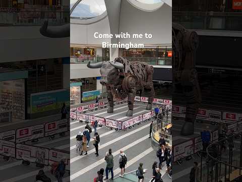 Come with me to Birmingham #birmingham #shopping #lego #legostore #bull #station #train #trains
