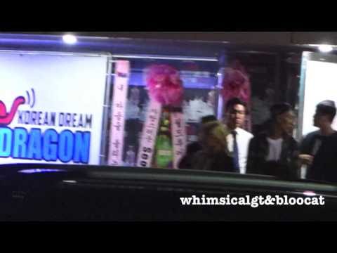 [Fancam] GD Final in Seoul 1st Sep 2013 - 2NE1 leave venue