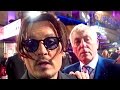 JOHNNY DEPP says "get well soon" 2 unwell little boy JED BAKER @ Mortdecai premiere, London JOHNNY DEPP says "get well soon" 2 unwell little boy JED BAKER @ Mortdecai premiere, London