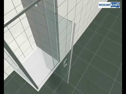 Монтаж душевого ограждения WasserKraft Berkel 48P