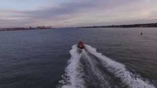 DJI Phantom 3 Advanced high speed pursuit of the Mersey Pilot Boat